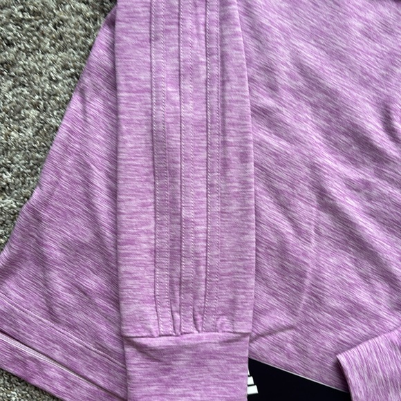 NWT Girls Adidas Purple Long Sleeve Tee - Picture 6 of 9